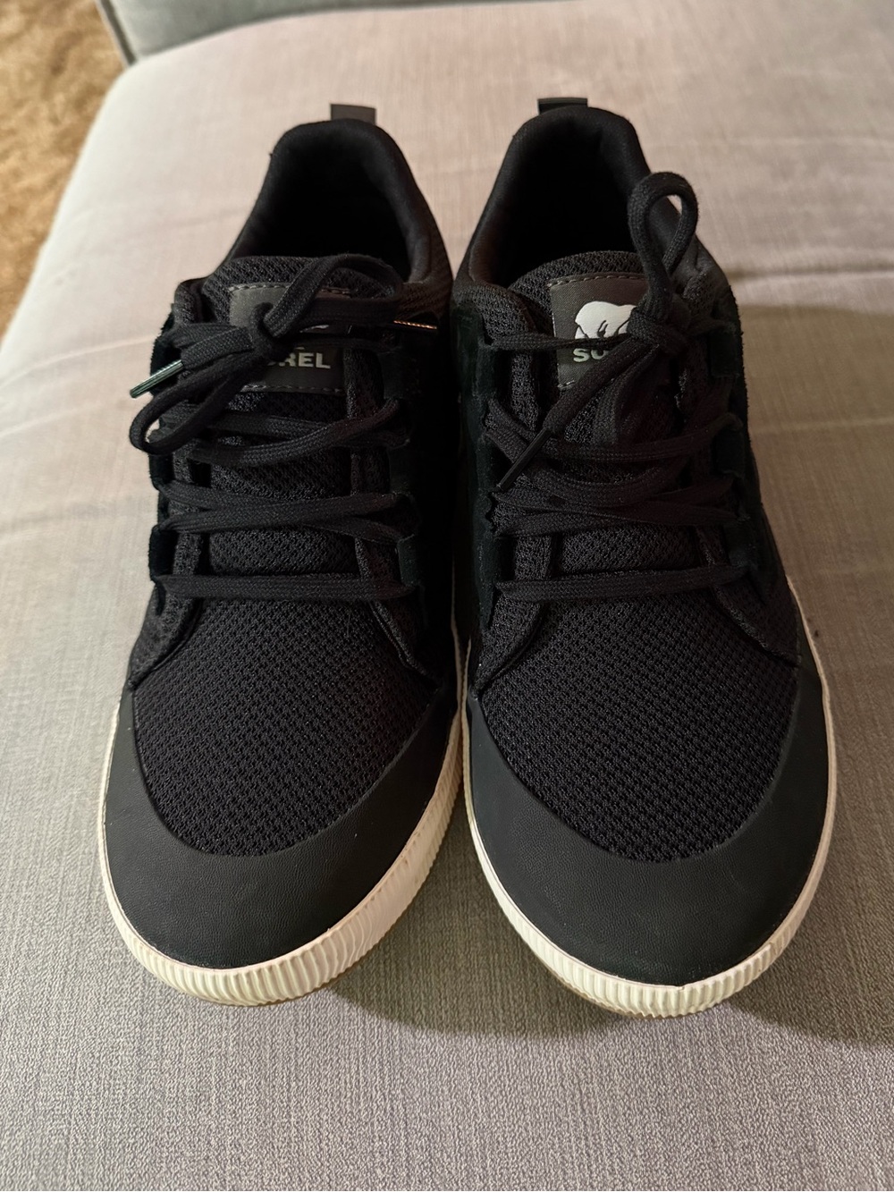 Sorel women’s Black Low-Top Mesh Sneakers